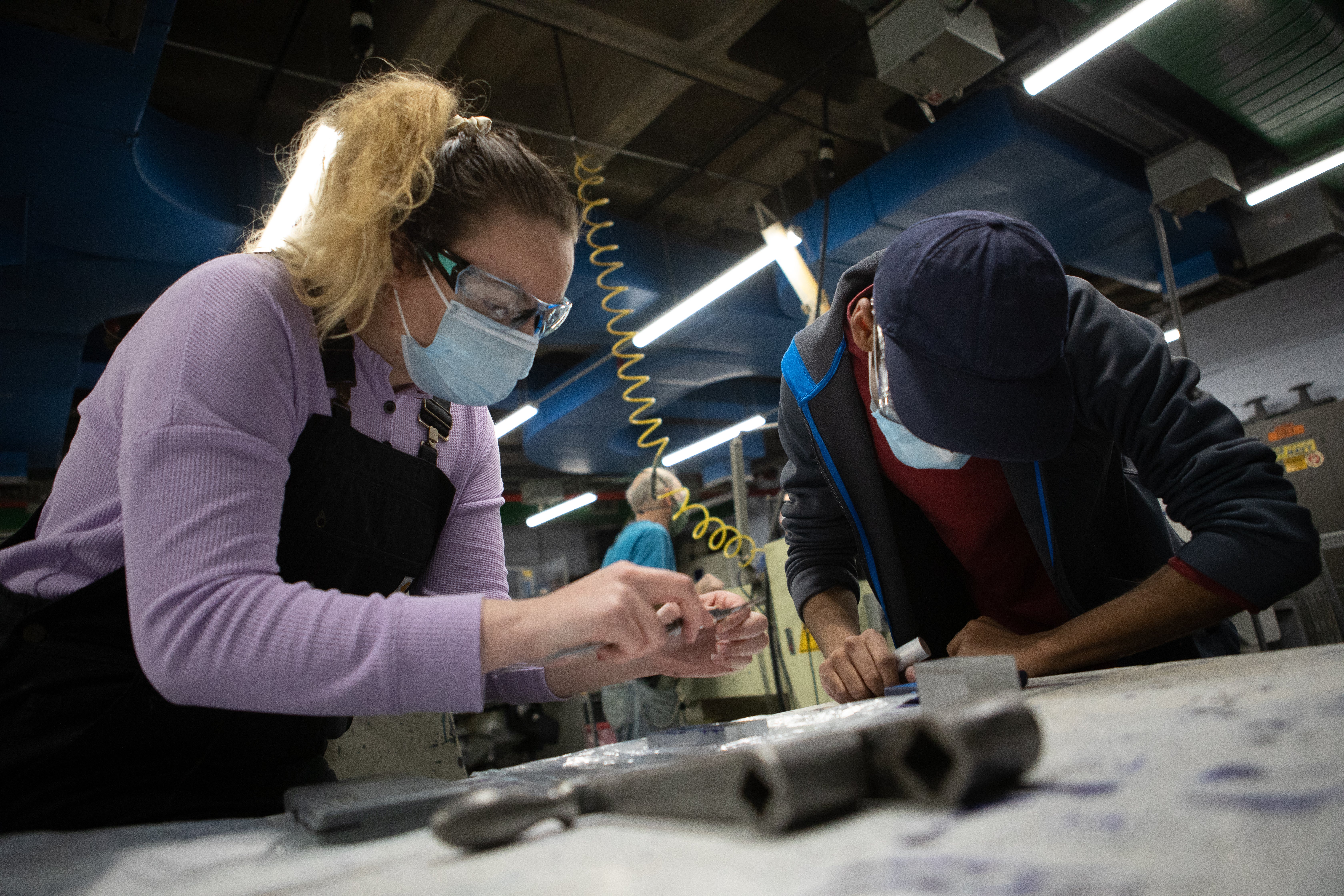 Students Working on a Project