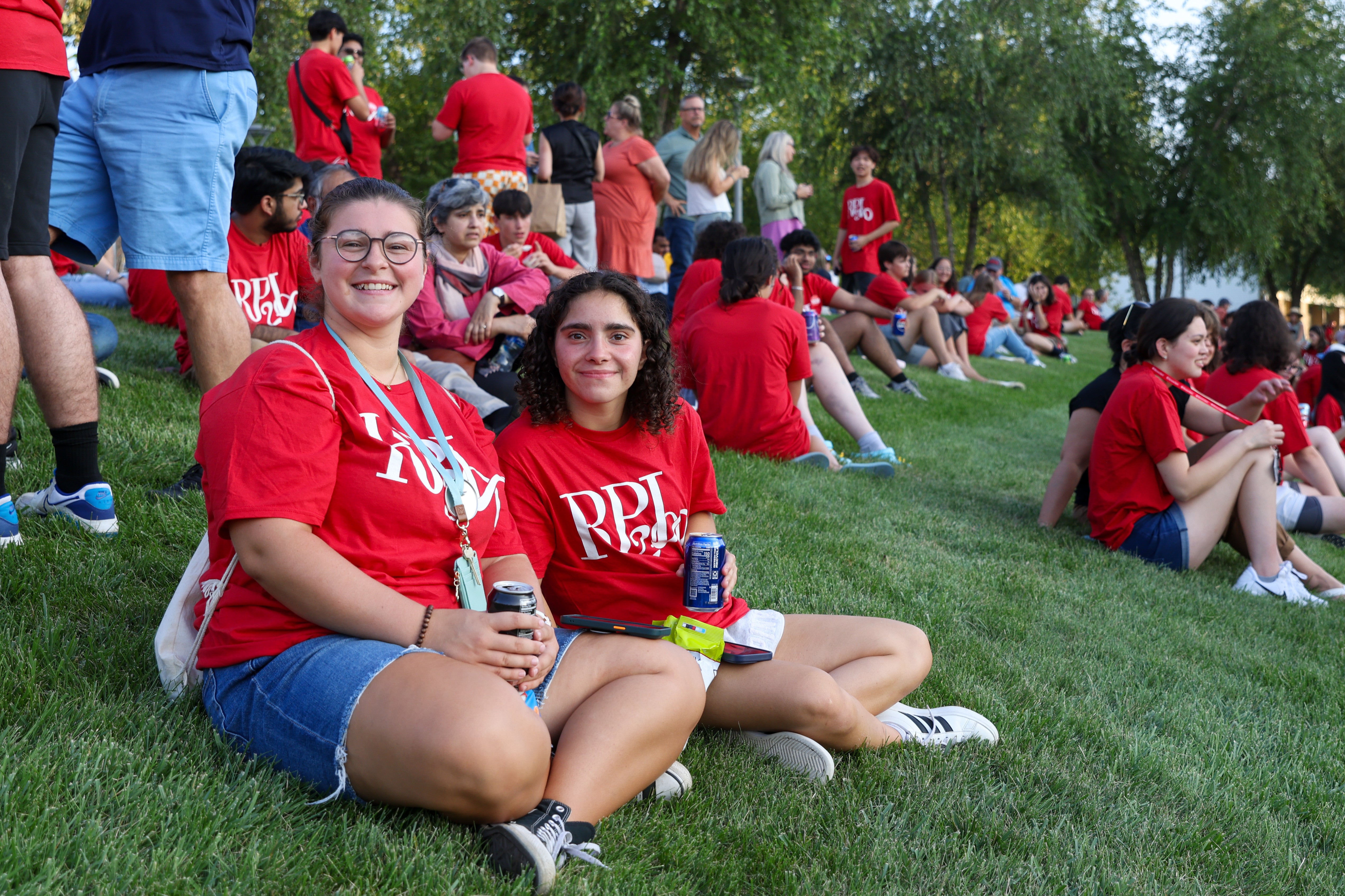 Students enjoying Orientation activities