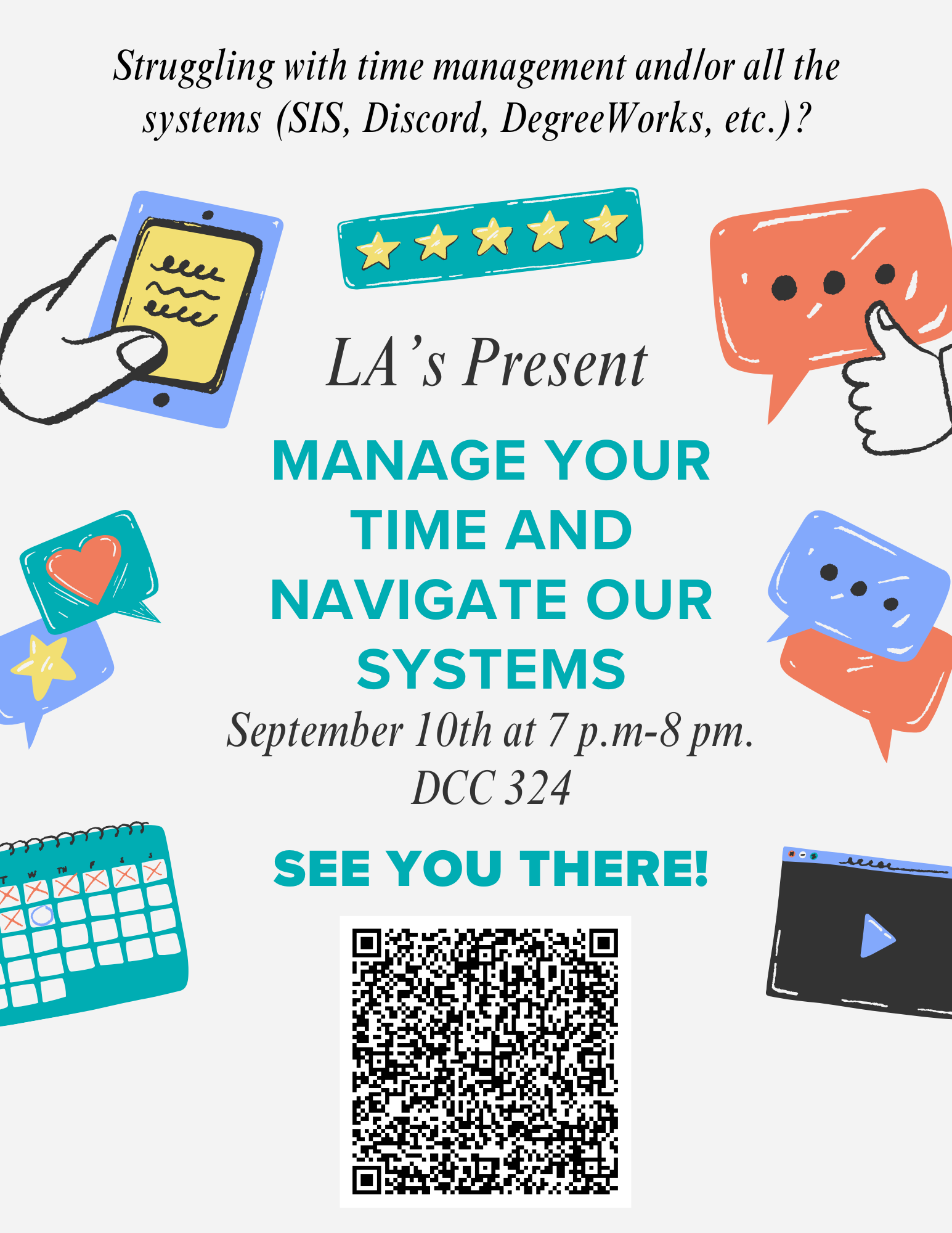 LA Time Management Flyer