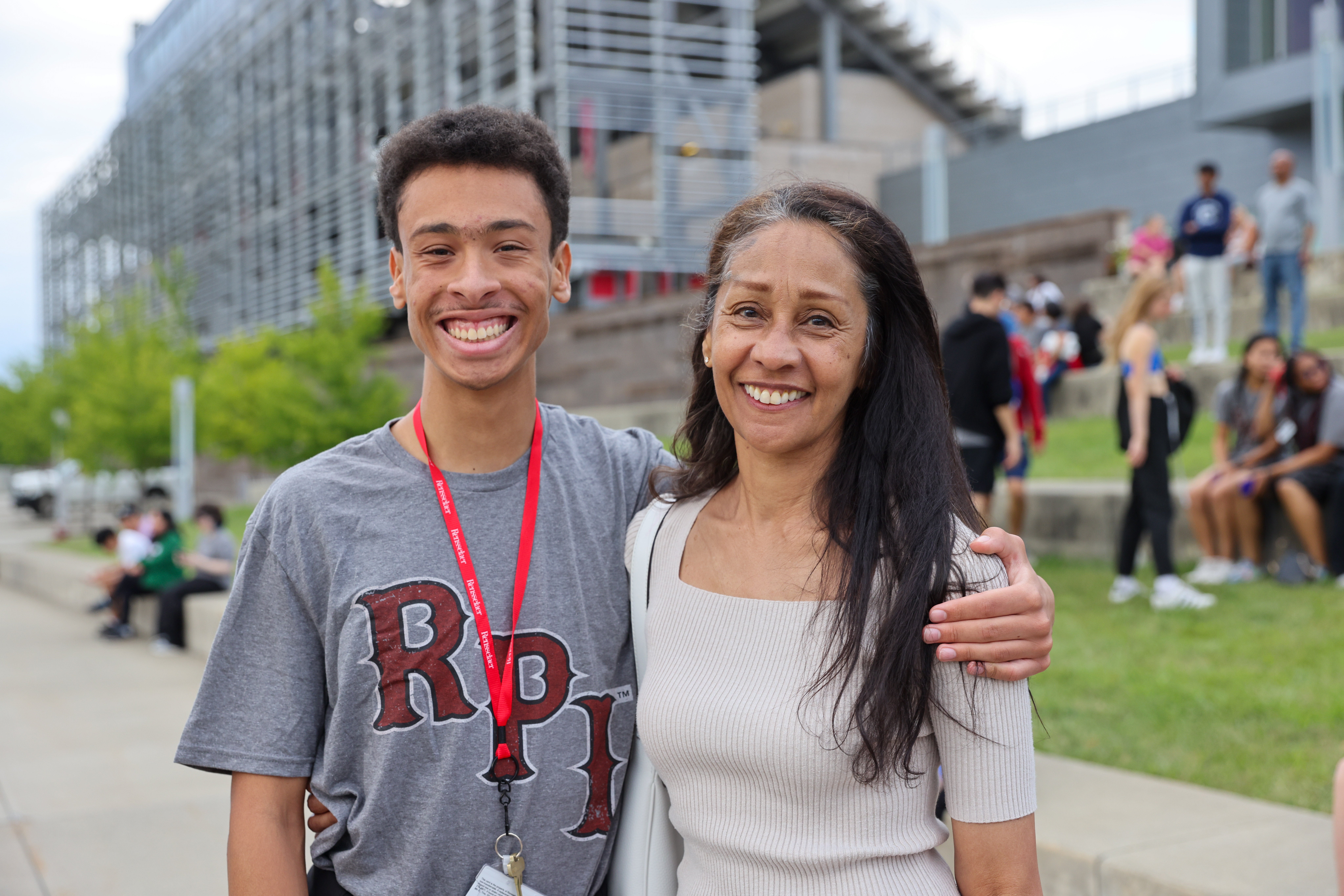 Student and Supporter at Class Photo