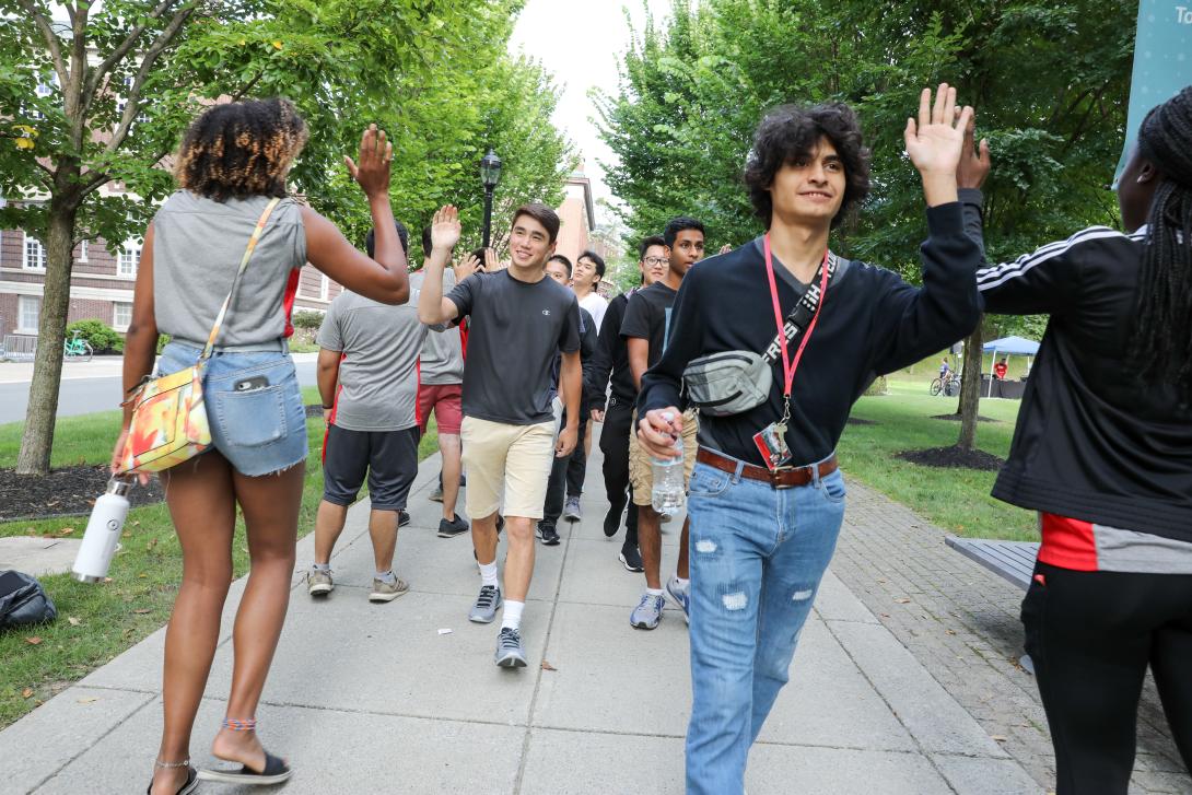 Students Slapping Hands